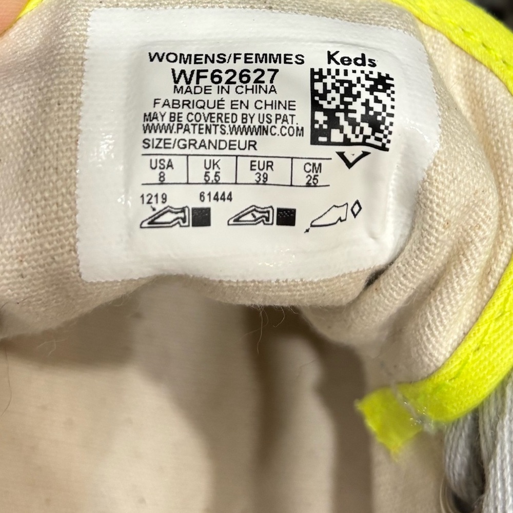 Keds Triple Kick Summer Foxing Embroidered Platform Sneaker Size 8 - Picture 9 of 9